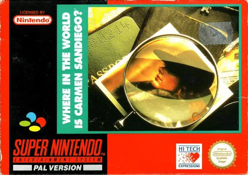 Where in the World Is Carmen Sandiego (Europe) (En,Fr,De,Es,It)